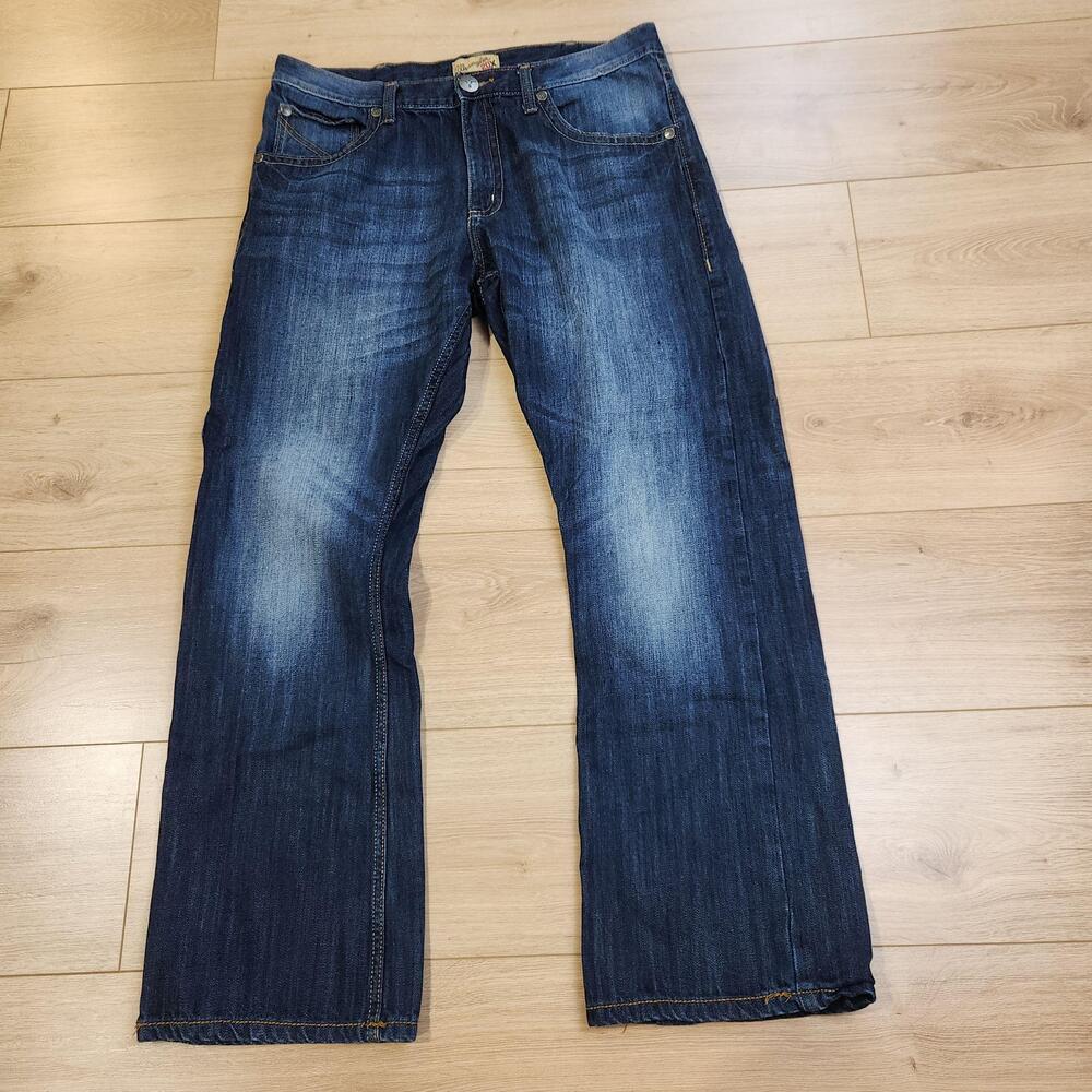 Wrangler 20X 42MWXRD Jeans Mens 36x32 Blue Med Wash Relaxed Bootcut Denim